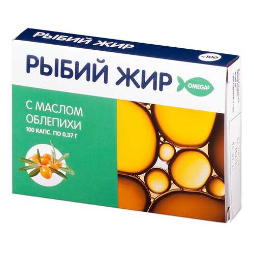 Рыбий жир PL с маслом облепихи капсулы 100 шт. в Мелодия здоровья